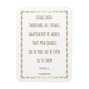 De Gulden Regel 3 x 4 inch Flexibele Fotomagneet Magneet