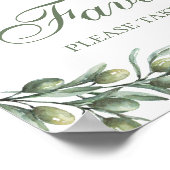 De gunsten nemen er een. Olijven. Italiaanse zomer Poster (Hoek)