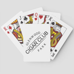 De GwP Cigar Club die kaarten speelt