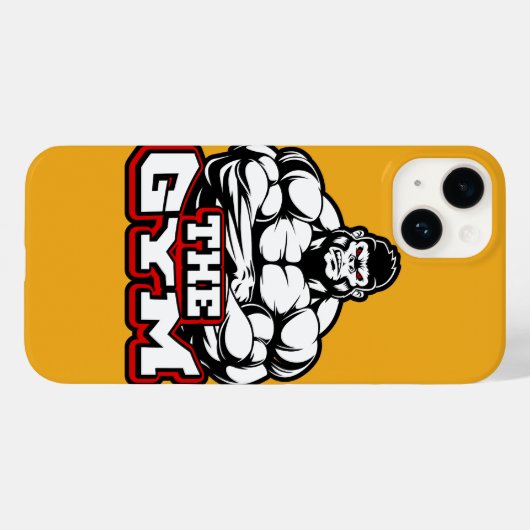De gym Case-Mate iPhone case (Achterkant (horizontaal))