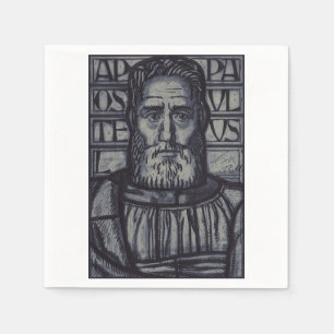 De H. Paulus de Apostel Moderne Grafische Heilige Servet