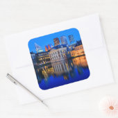 De Haagse skyline bij blue hour sticker (Envelop)