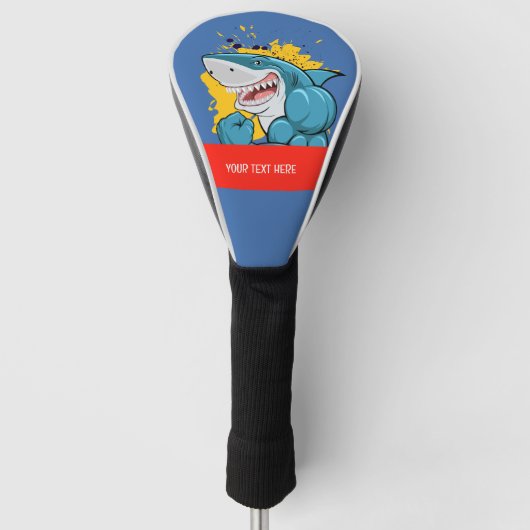 DE HAAI GOLFHEADCOVER (Voorkant)