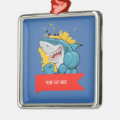 DE HAAI METALEN ORNAMENT (Links)