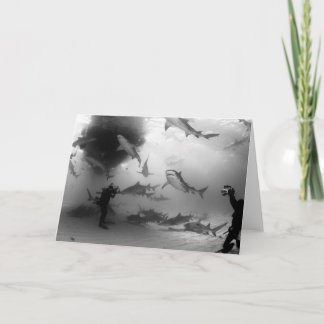 De Haai van de tijger & van de Citroen notecard Kaart