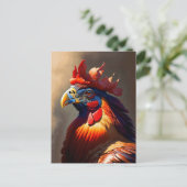 de haan briefkaart (Staand voorkant)