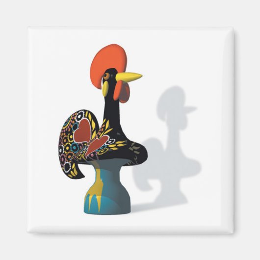 De haan van Barcelos Magnet Magneet (Voorkant)