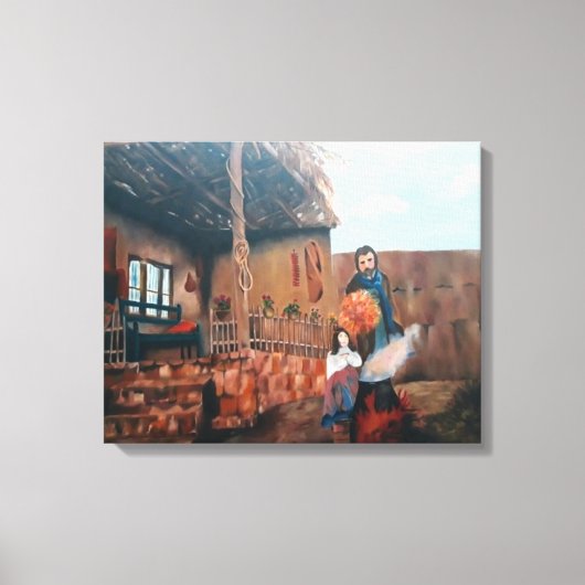 De Haard van het Erfgoed Canvas Afdruk (Voorkant)