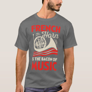 de haard van het frans is de muziekkern t-shirt