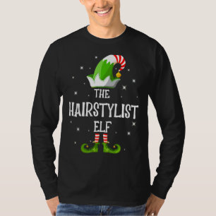 De Haarstylist Elf Family Matching Group Christma T-shirt