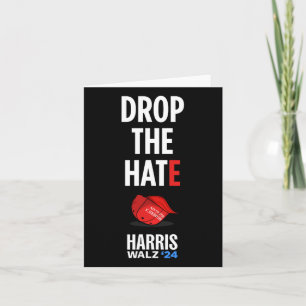 De haat - Geen Maga Pet Stem Kamala Harris Tim Wal Kaart