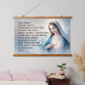 De hagel Mary Hangend Wandkleed (Slaapkamer)