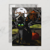 De HALLOEEN VAN DE HALLOWEN VAN DE HULPVOLK Briefkaart (Voorkant / Achterkant)