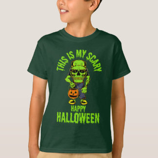 De Halloween avond staat bol van de betovering. T-shirt