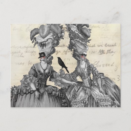 De halloween-bal briefkaart (Voorkant)