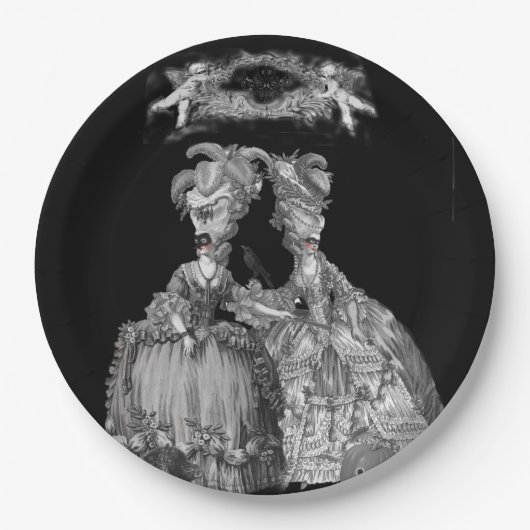 De halloween-bal papieren bordje (Voorkant)