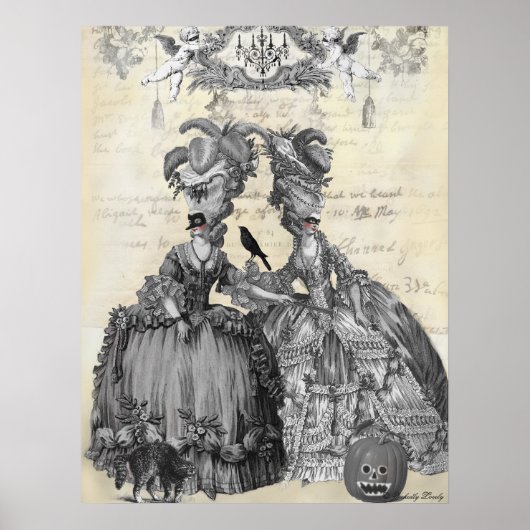 De halloween-bal poster (Voorkant)