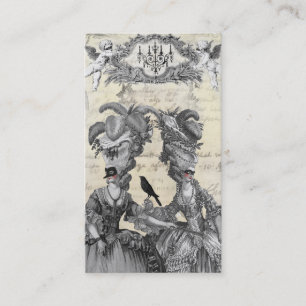 De halloween-bal visitekaartje