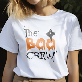 De Halloween-familie van de Boo Crew T-shirt