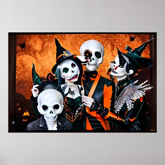 De Halloween-hardliners Poster (Voorkant)