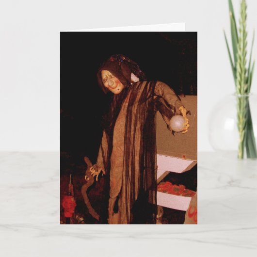 'De Halloween-heks-Kaart' Kaart (Voorkant)