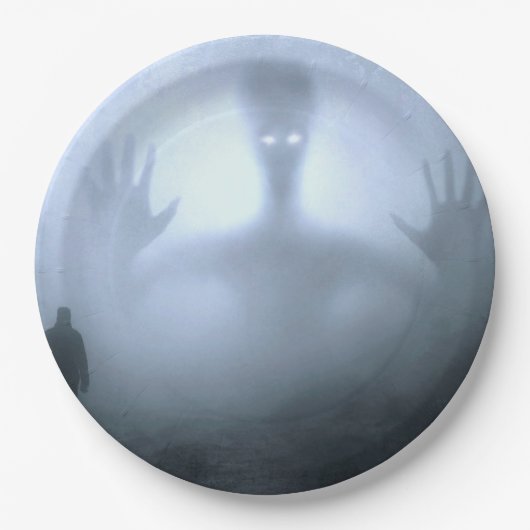 De Halloween Nightmare Papieren Bordje (Voorkant)