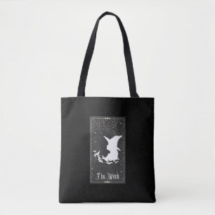De Halloween Witch Tarot Canvas tas
