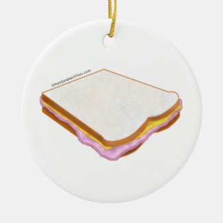De Ham Sandwich Keramisch Ornament