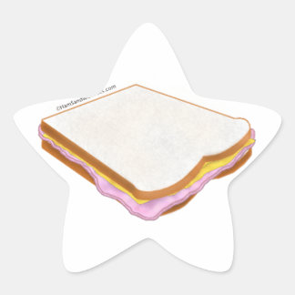 De Ham Sandwich Ster Sticker