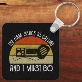 De Ham Shack roept en ik moet gaan Sleutelhanger (Achterkant)