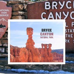 De Hamer van Thor Hoodoo Bryce Canyon National Par Briefkaart