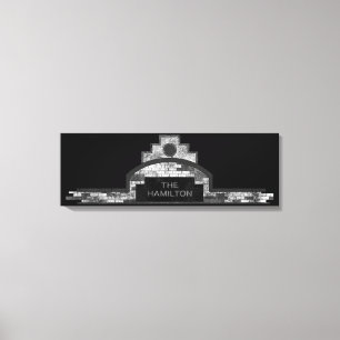 de hamilton canvas afdruk