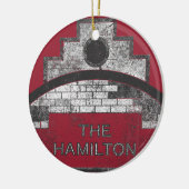 de hamilton keramisch ornament (Links)