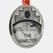 de hamilton metalen ornament (Rechts)