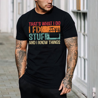 De Hammer T-Shirt, Handyman Shirt, ik maak een stu T-shirt