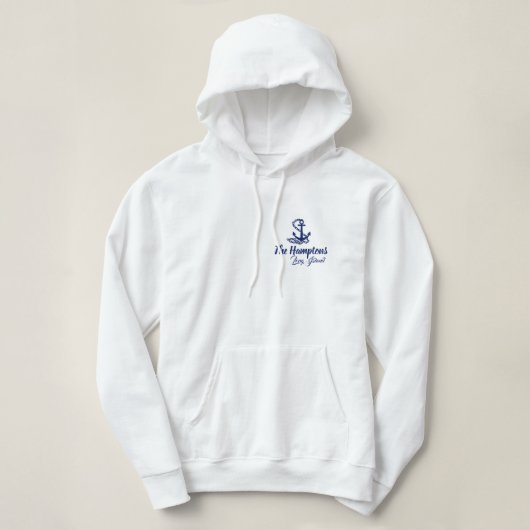 De Hamptons - Long Island - nautical style Hoodie (Design voorkant)