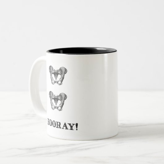 De hanche de hanche tasse de message d'anatomie (Devant gauche)