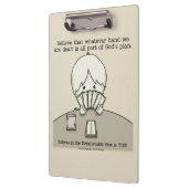 De hand die we hebben. klembord (Links)