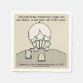 De hand die we hebben. servet (Voorkant)