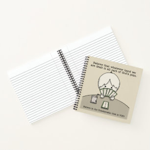 De hand die we krijgen notitieboek