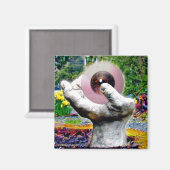 De hand digitale fotografie magneet (Voorkant / Achterkant)