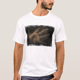 De hand van beneden t-shirt