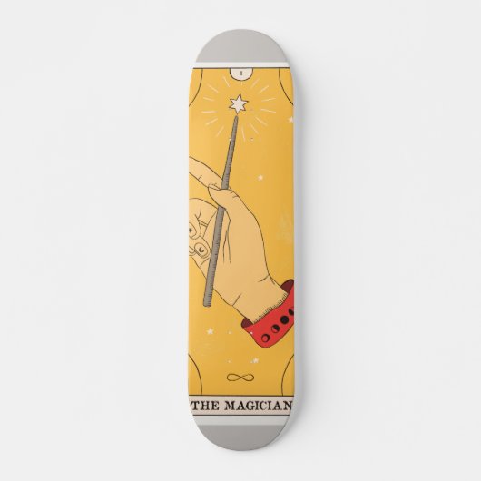 De hand van de Magicische tarotkaart oneindigheid Skateboard (Voorkant)