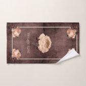 De handdoek van Bath plaatste het Roos in herfst (Handdoek)