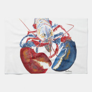 De Handdoek van de Keuken van de ZEEKREEFT van de