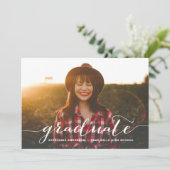 De handgeschreven Uitnodiging van de Partij van de (Staand voorkant)