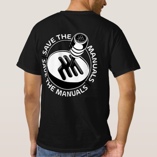 de handleiding opslaan t-shirt (Achterkant)