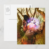 De Hanged Man Tarot Card Art Briefkaart (Voorkant / Achterkant)