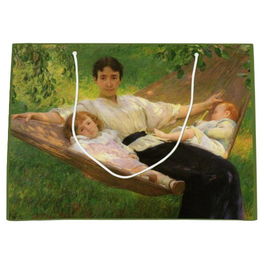 De hangmat (door Joseph DeCamp) Groot Cadeauzakje (Voorkant)