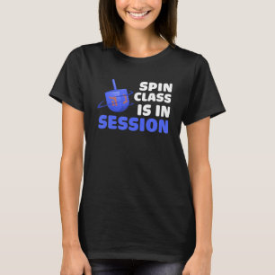 De Hanukkah Dreidel Spin Class is in de Verenigde T-shirt
